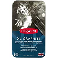 Derwent XL Graphite - Barras de grafito tamaño XL (6 unidades)